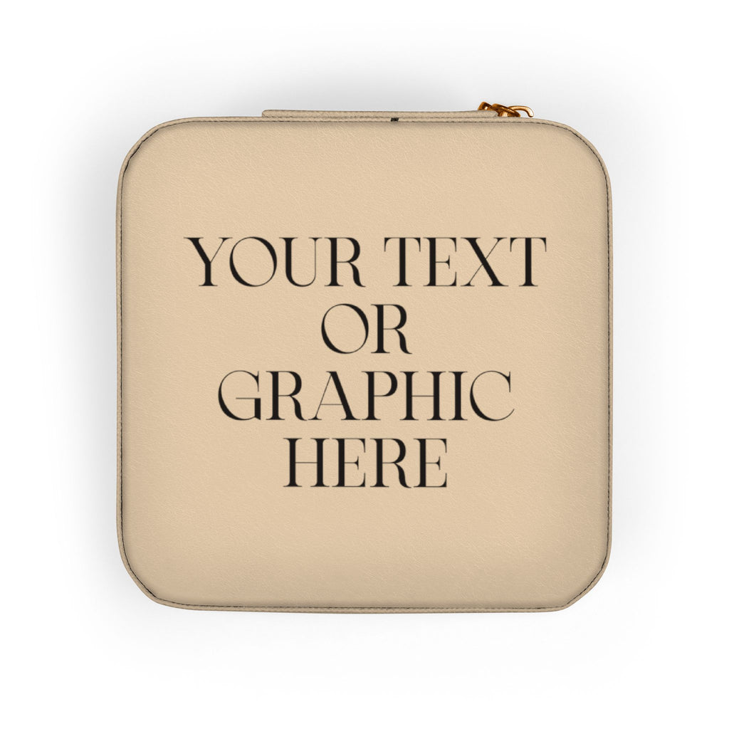 Custom Personalized Compact Jewelry Travel Case