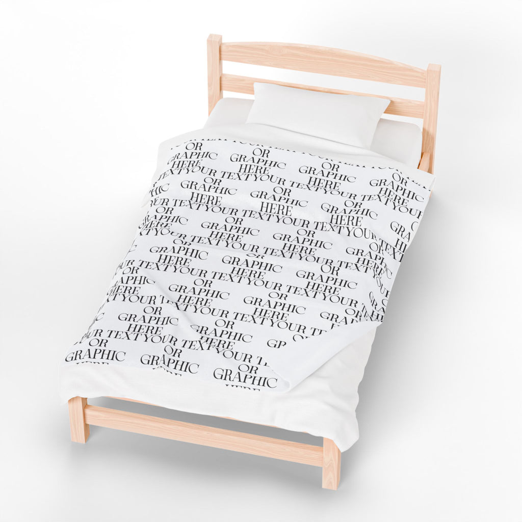 Custom Personalized "All-Over Print" Blanket