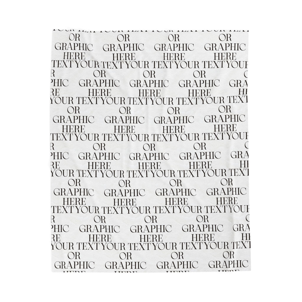 Custom Personalized "All-Over Print" Blanket