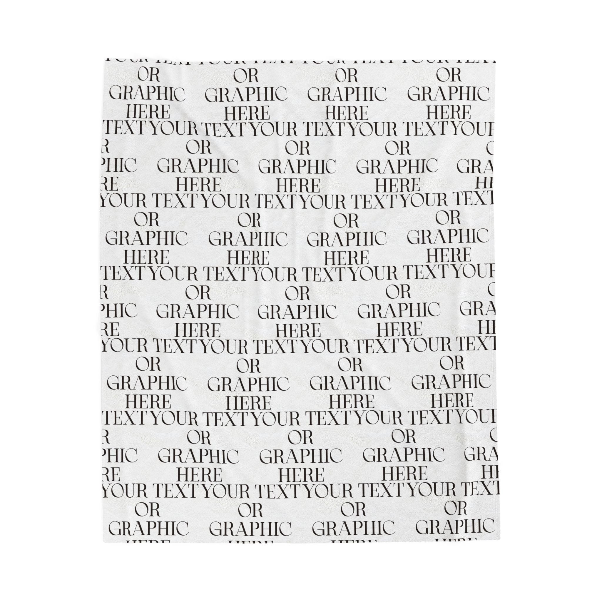 Custom Personalized "All-Over Print" Blanket