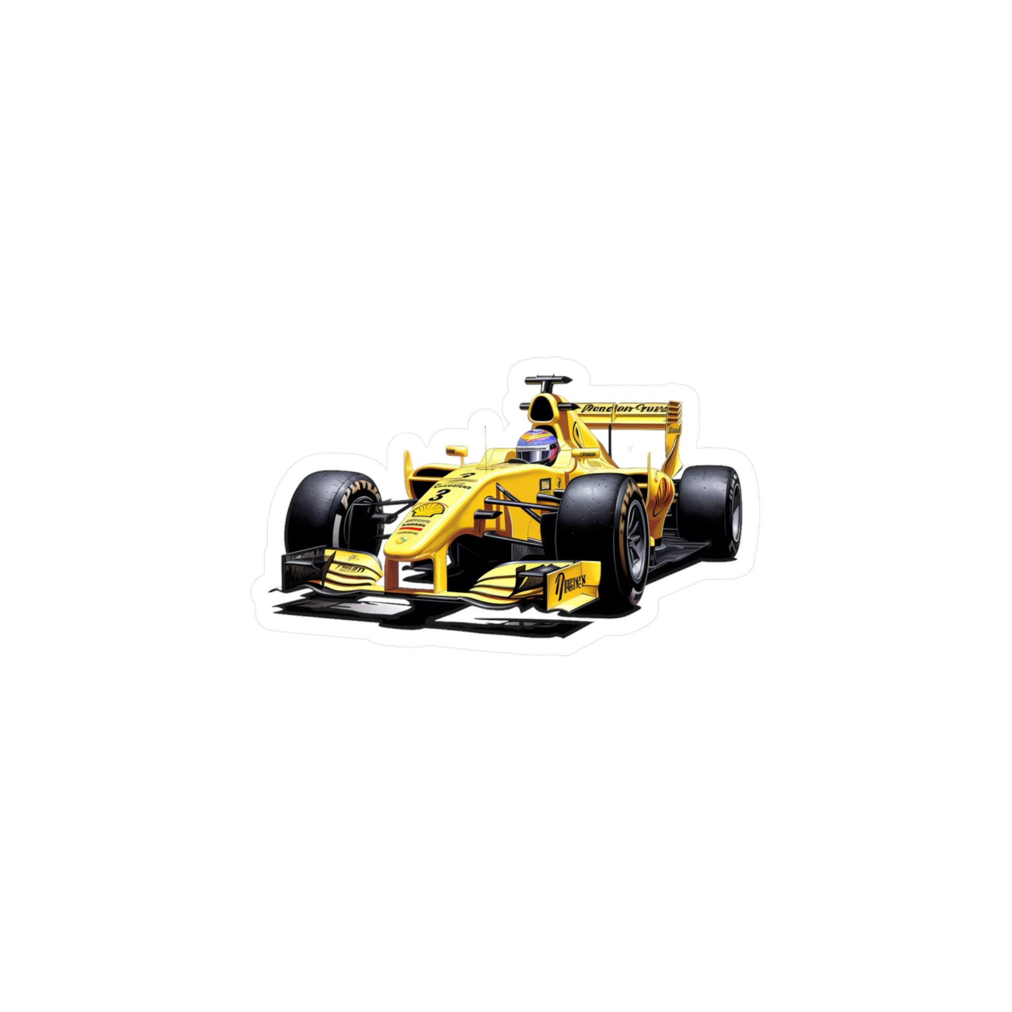 F1 Car #11 Vinyl Decal