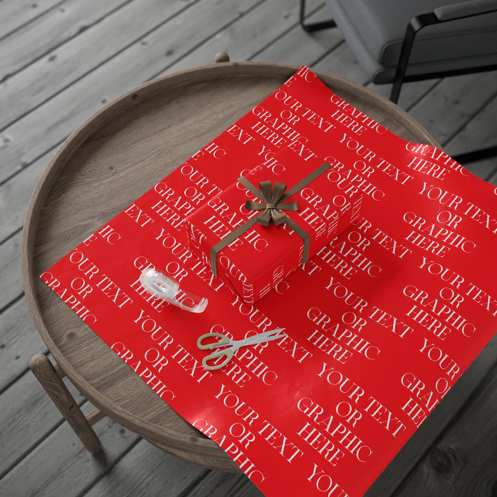 Custom Personalized "All-Over Print" Wrapping Paper