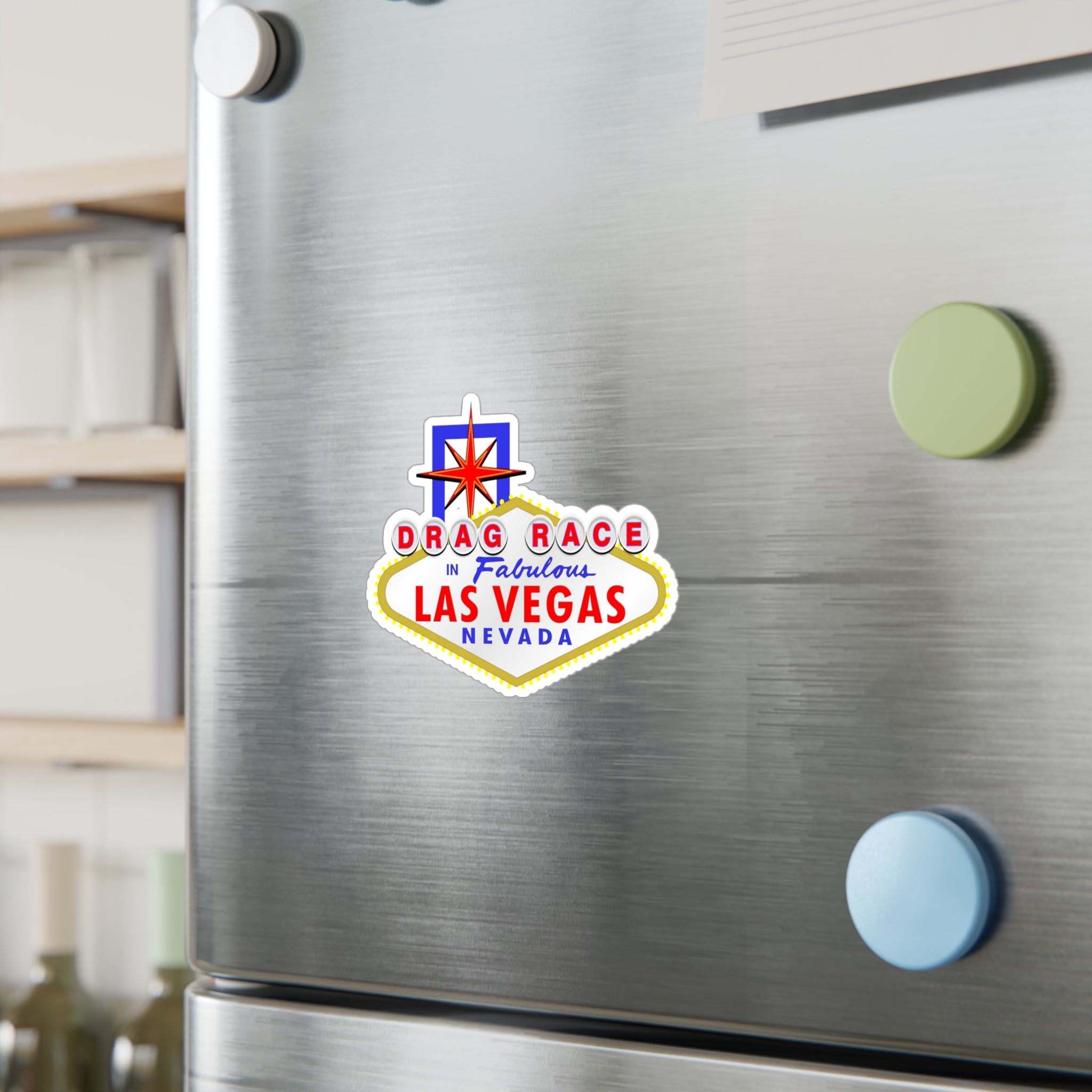 Drag Race - "Las Vegas Sign" Vinyl Decal