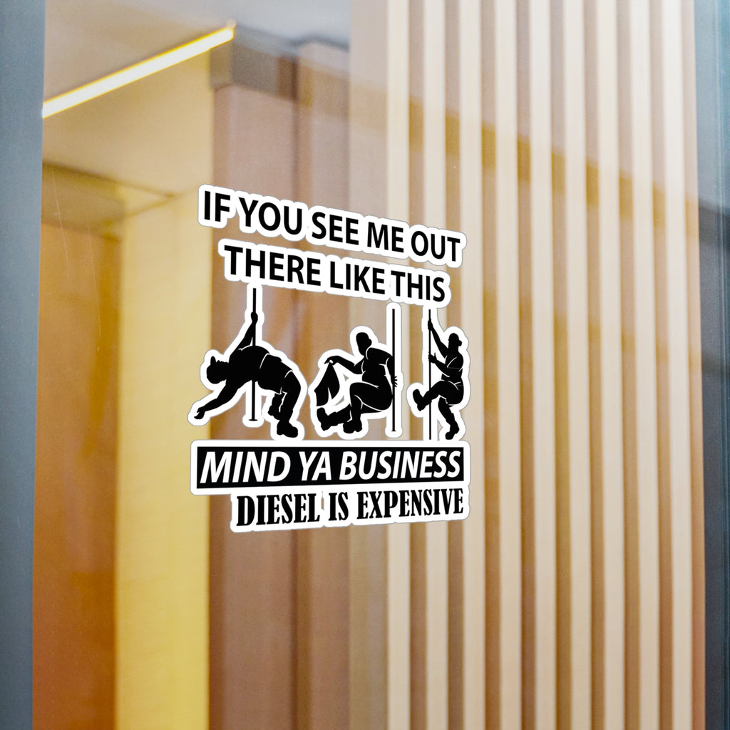 Mind Ya Business Vinyl Decal