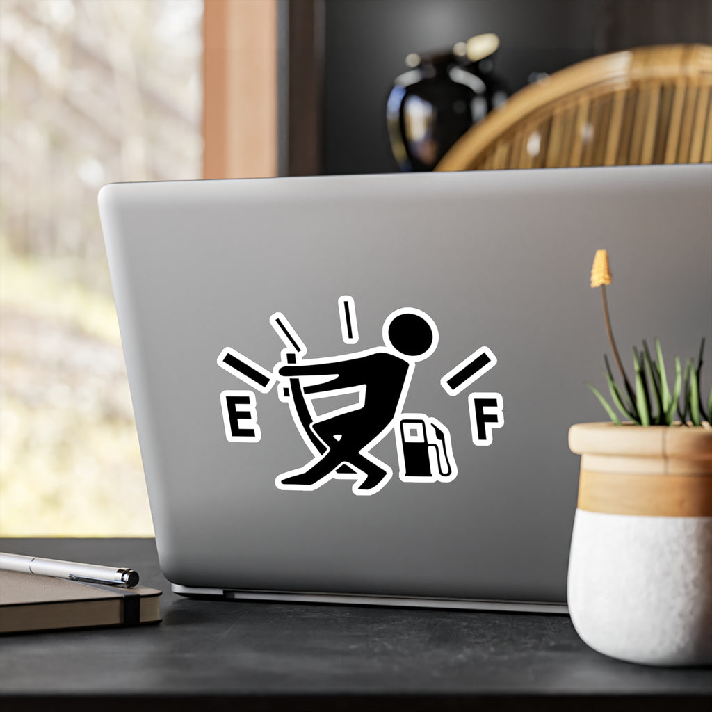 Male Gas Hand Vinyl Decal