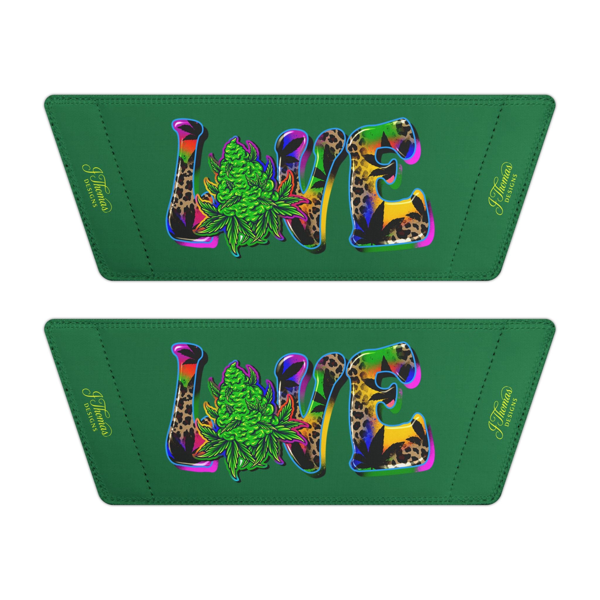 "All-Over Print" - Love Men's Removable-Strap Sandals