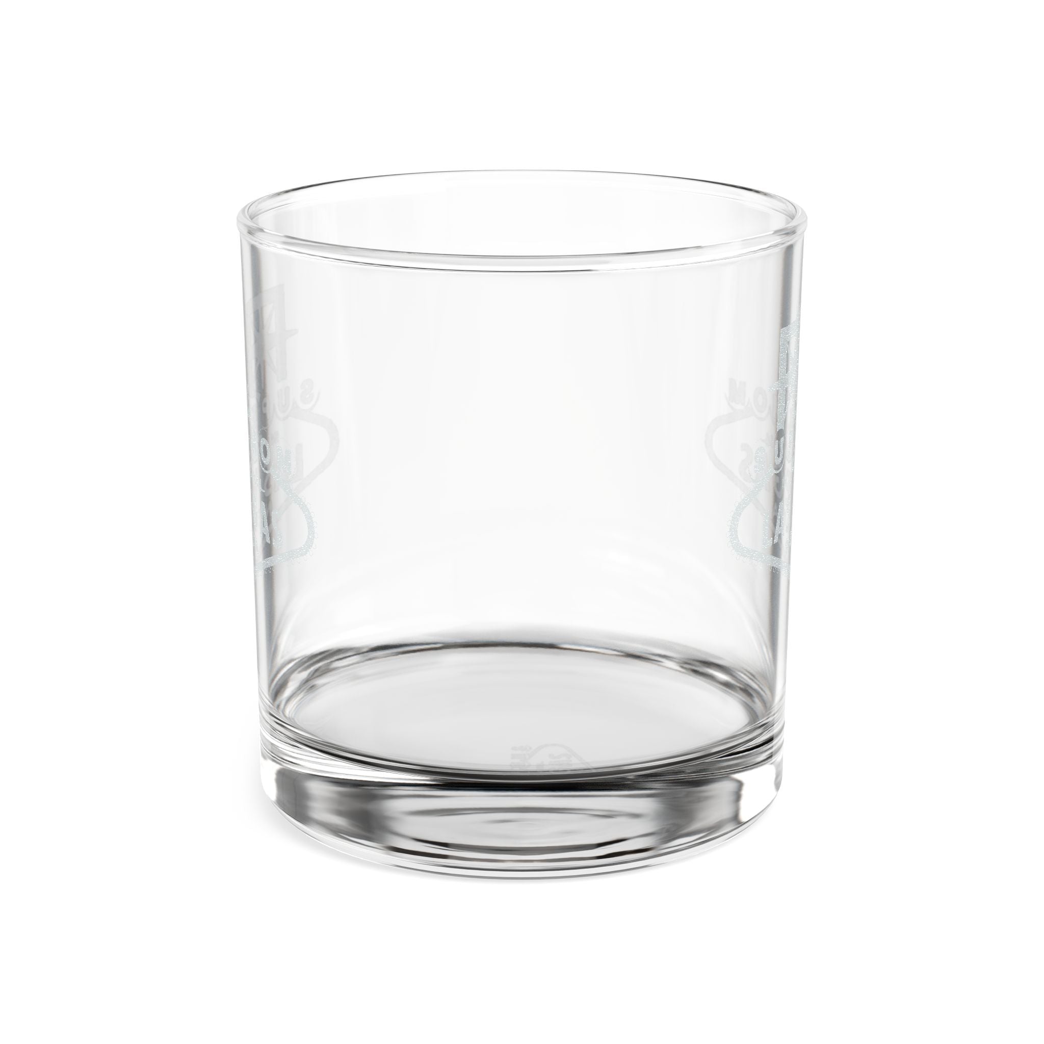 Engraved - Super Mom - 10.5 oz Whiskey Rocks Glass