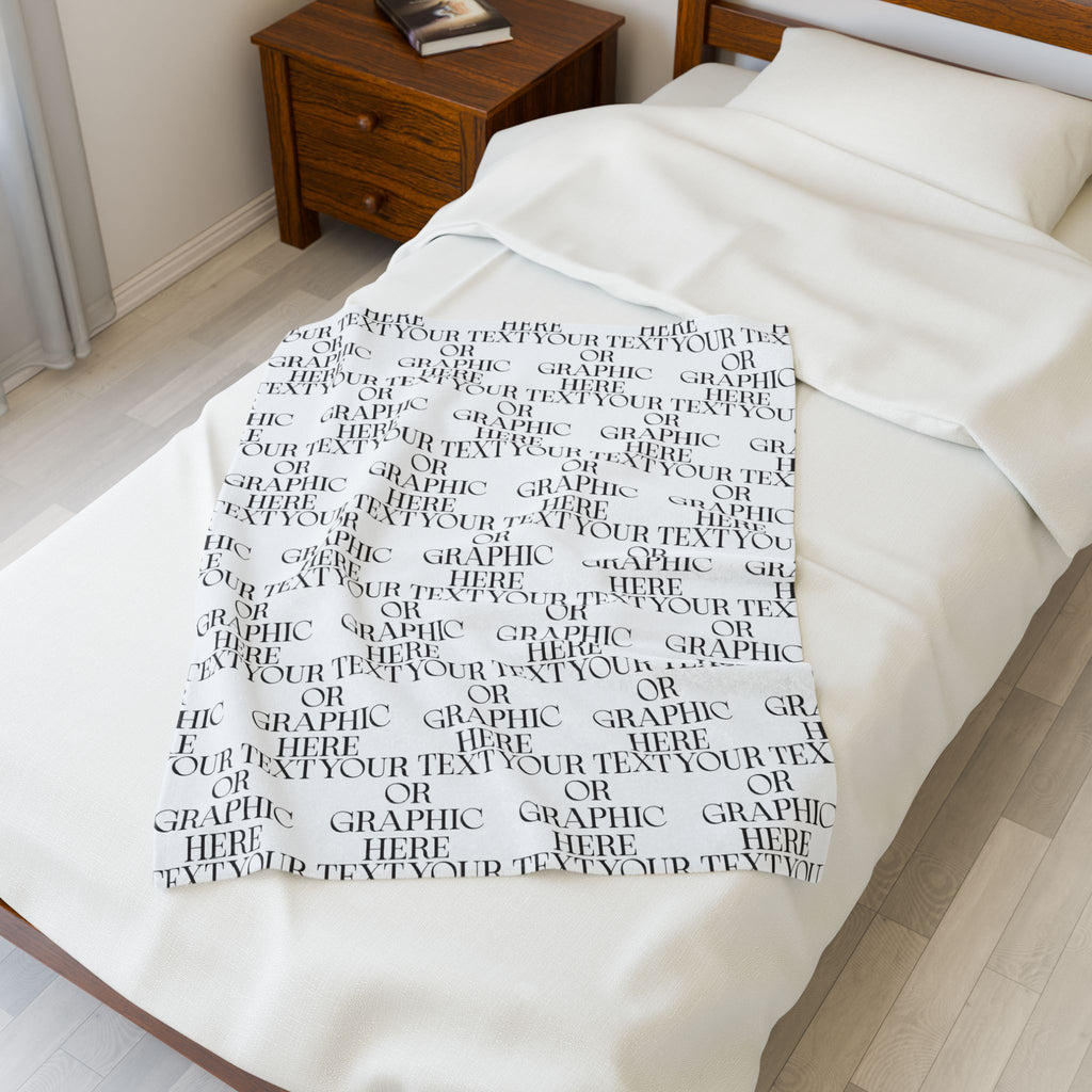 Custom Personalized "All-Over Print" Blanket