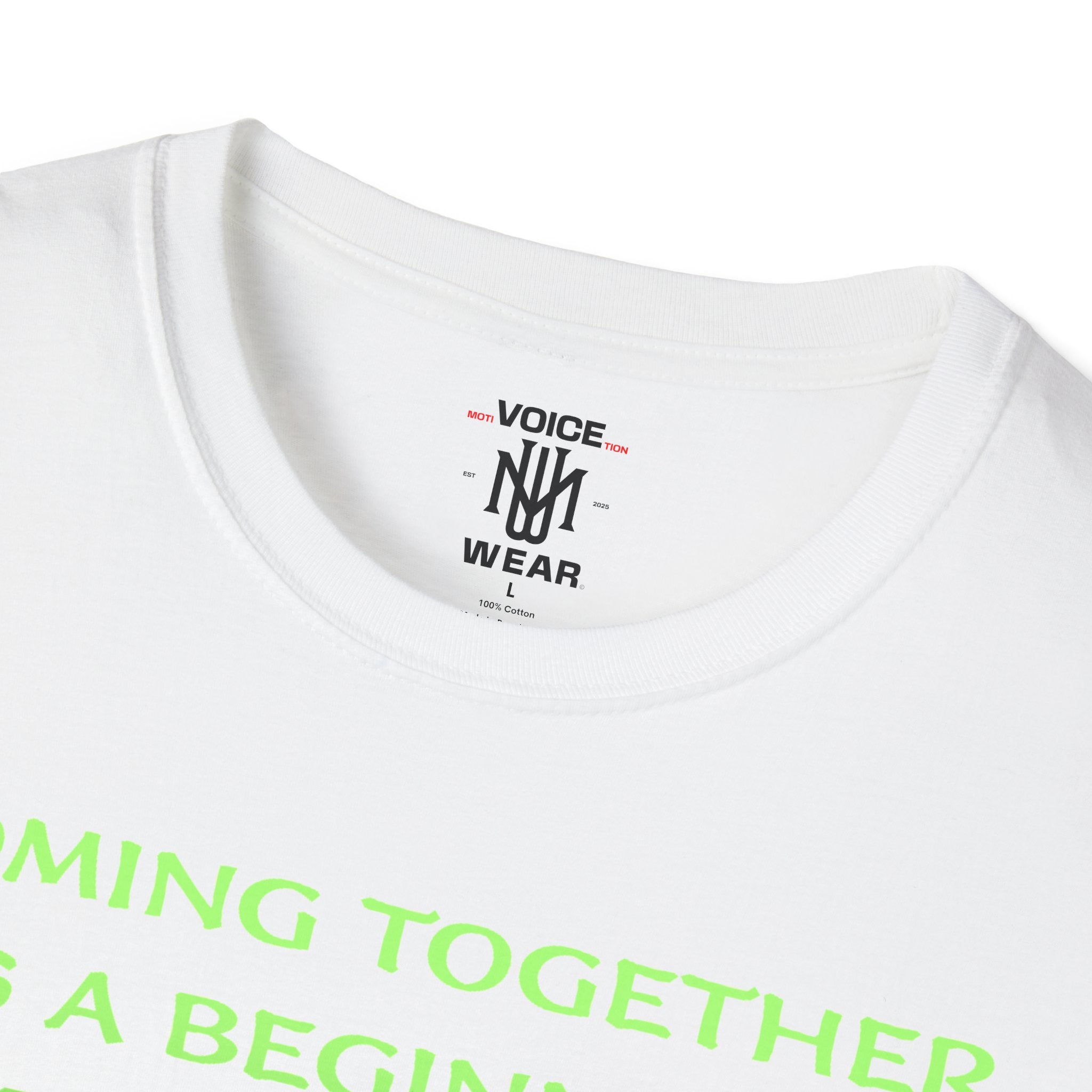 "Coming Together" - "moti-Voice-tion Wear" T-Shirt