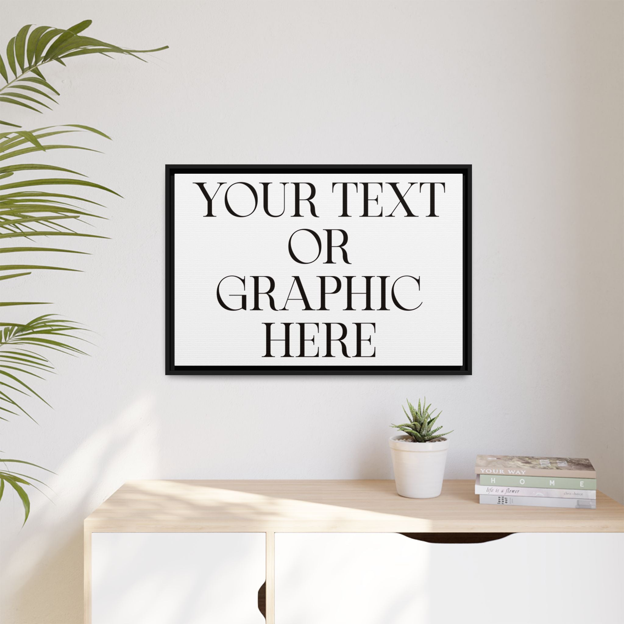 Custom Personalized Framed Canvas Print