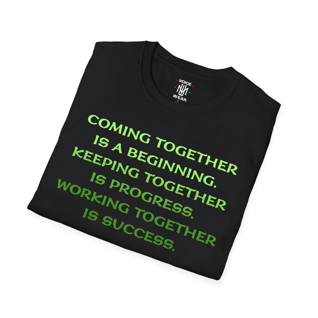 "Coming Together" - "moti-Voice-tion Wear" T-Shirt