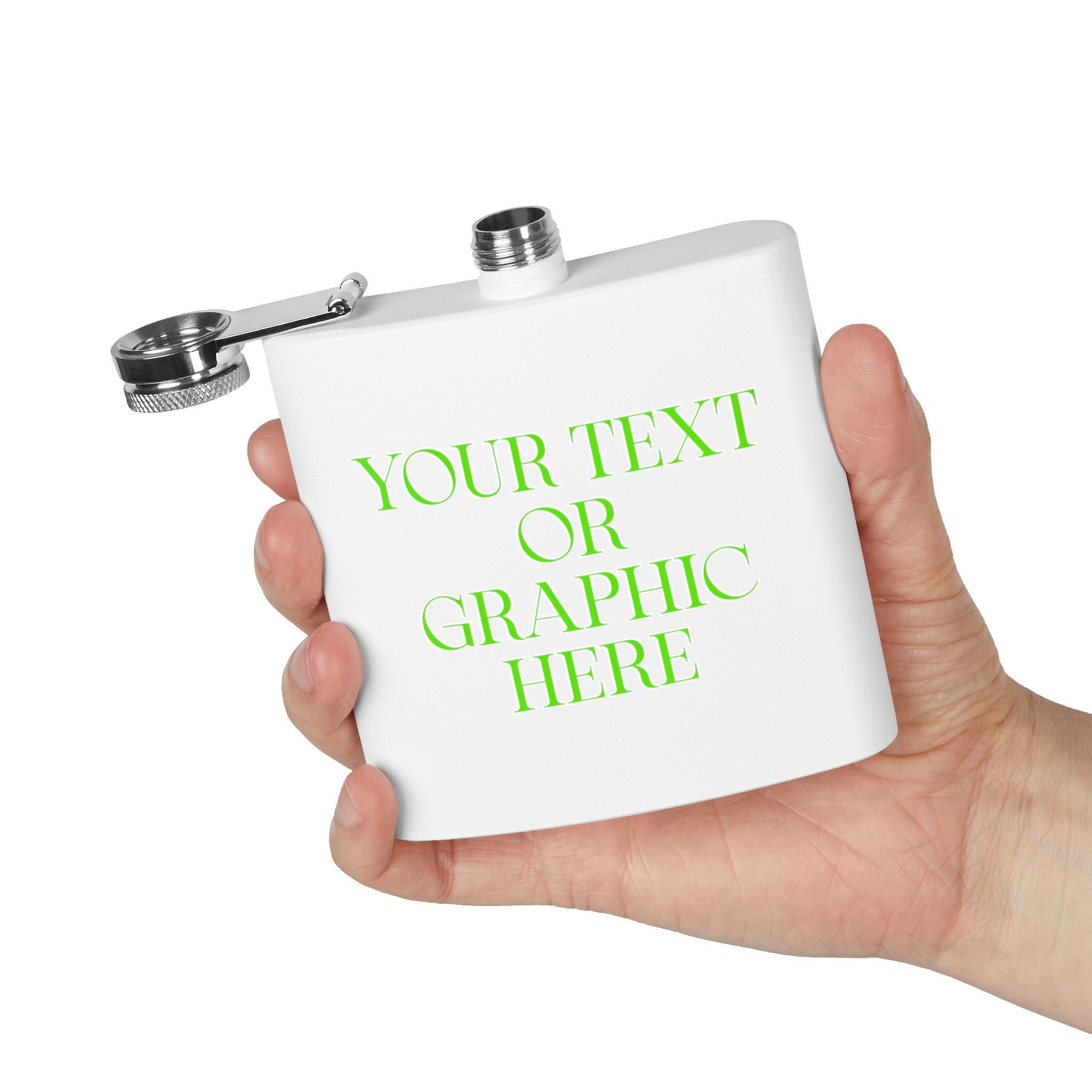 Custom Personalized 6oz Stainless Hip Flask
