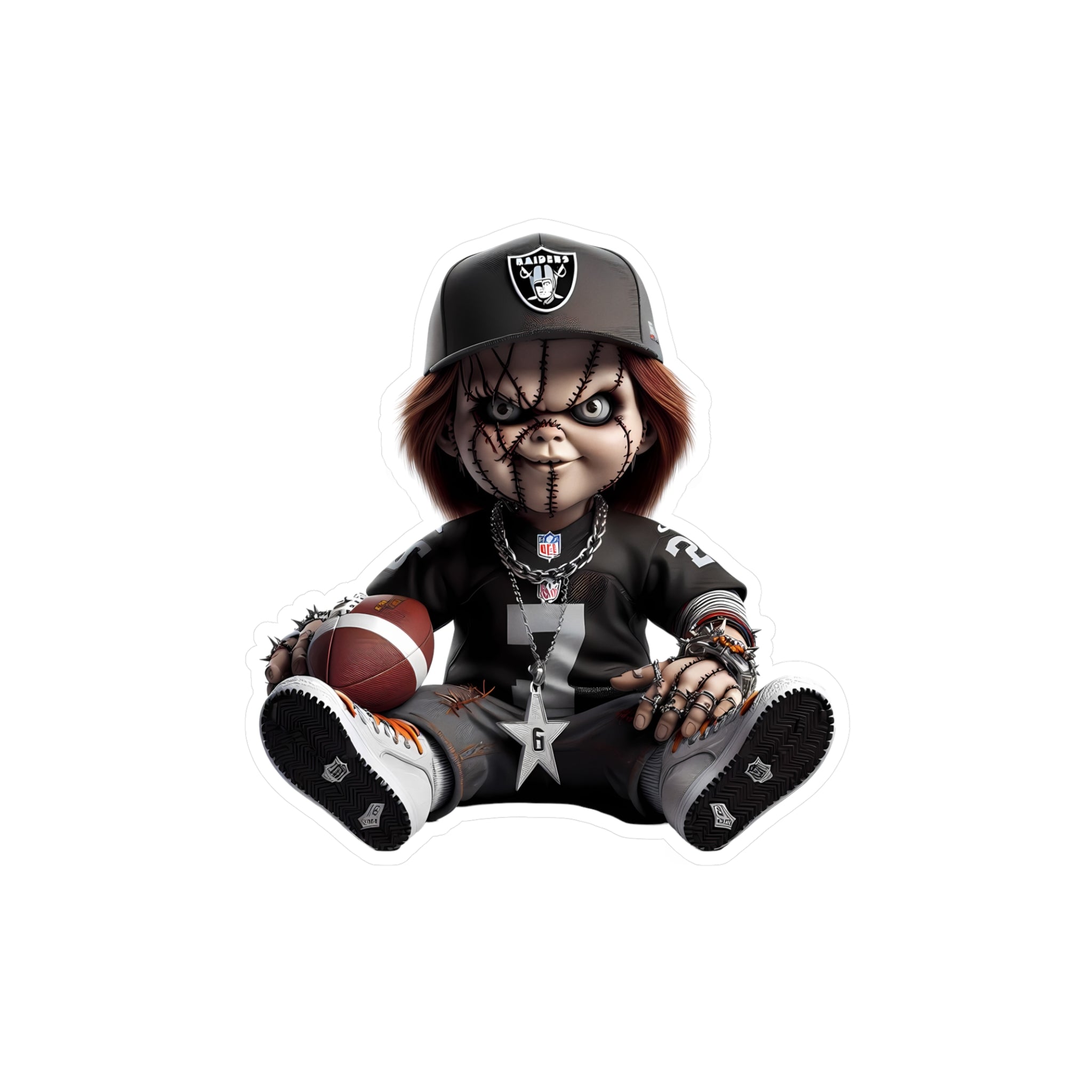 Chucky - Raiders Vinyl Decal
