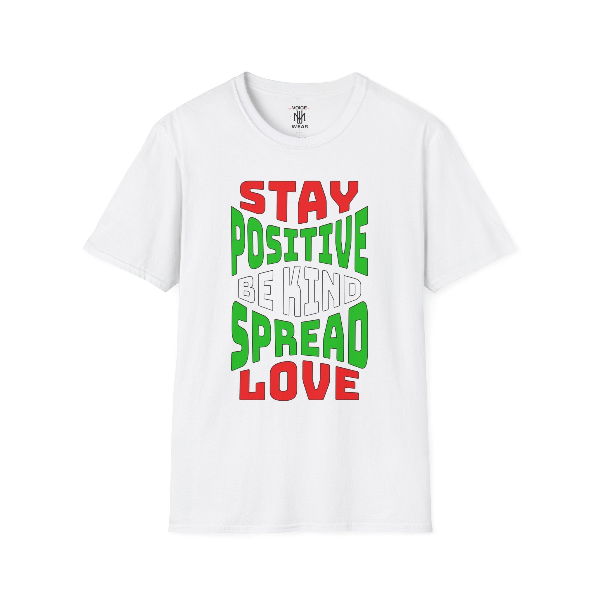"Stay Positive" - "moti-Voice-tion Wear" T-Shirt
