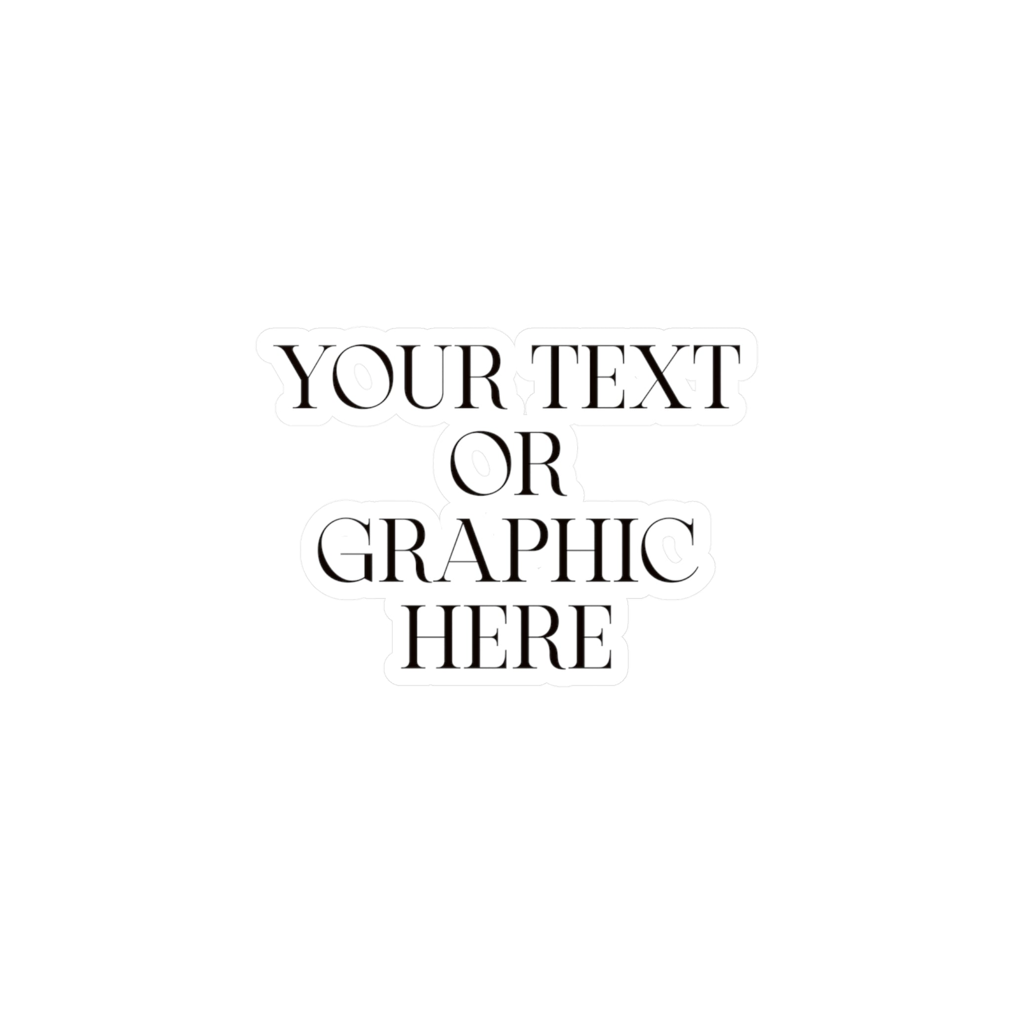 Custom Personalized Vinyl Decal