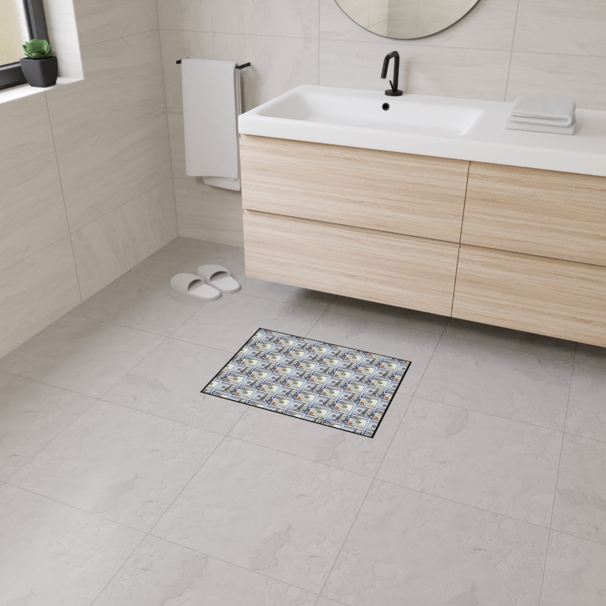 Heavy Duty Floor Mat – 100 Dollar Bills