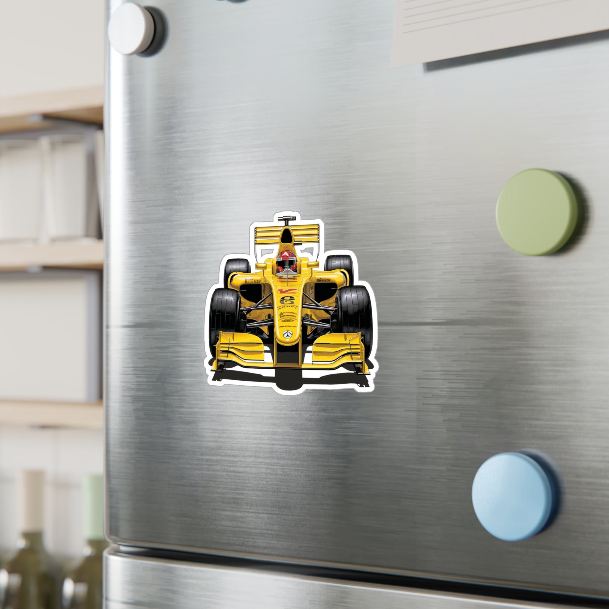 F1 Car #9 Vinyl Decal