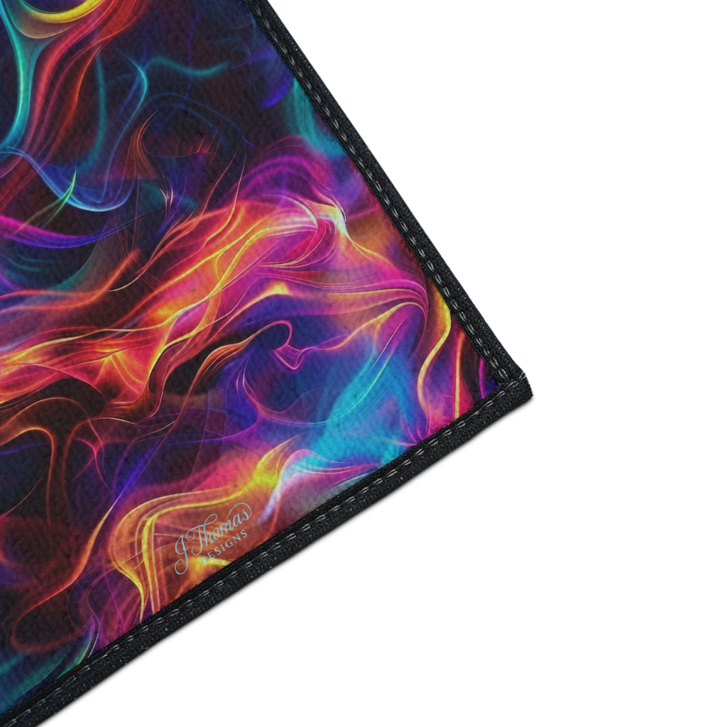 Heavy Duty Floor Mat – Luminous Flames #1