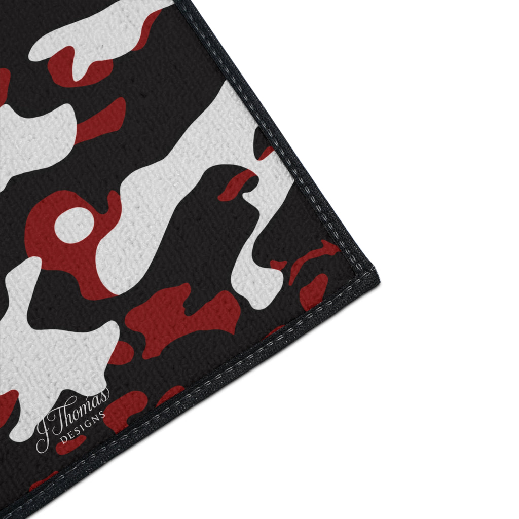Heavy Duty Floor Mat – Red Camo