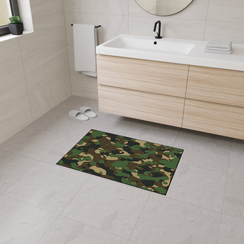 Heavy Duty Floor Mat – Green Camo