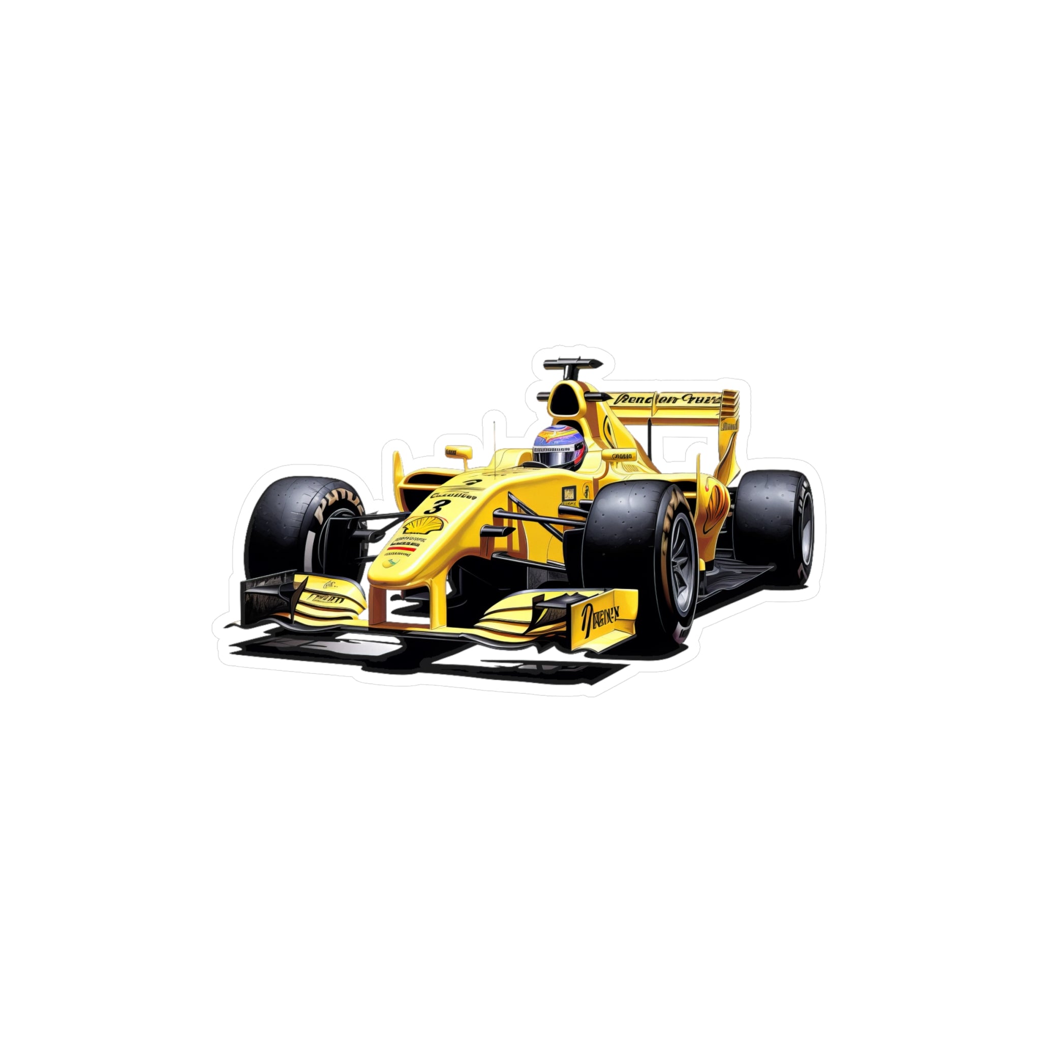 F1 Car #11 Vinyl Decal
