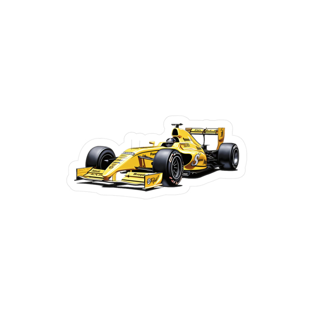 F1 Car #8 Vinyl Decal