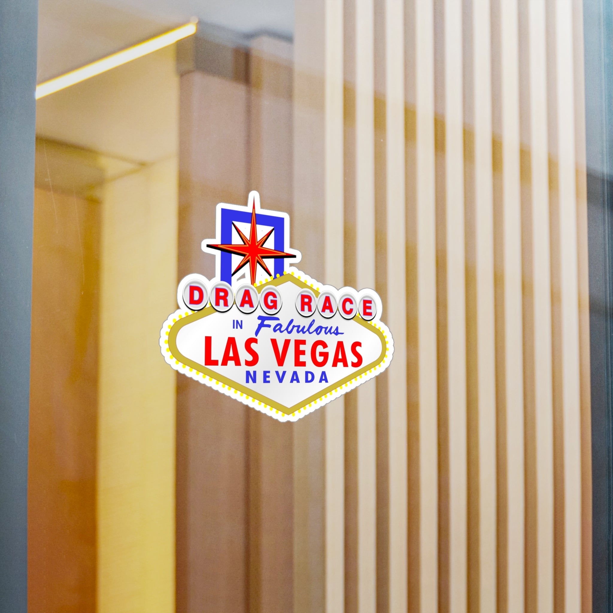 Drag Race - "Las Vegas Sign" Vinyl Decal