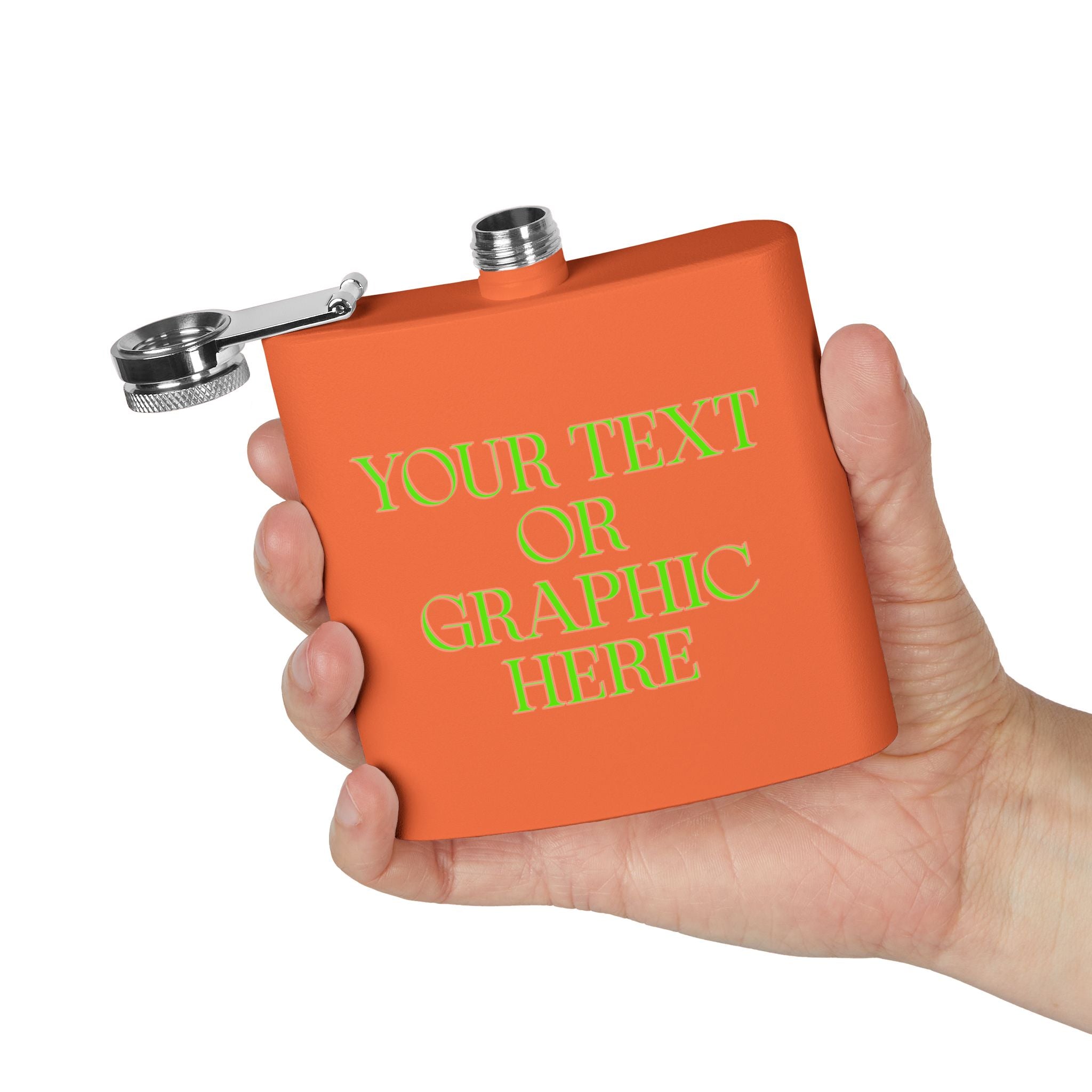 Custom Personalized 6oz Stainless Hip Flask