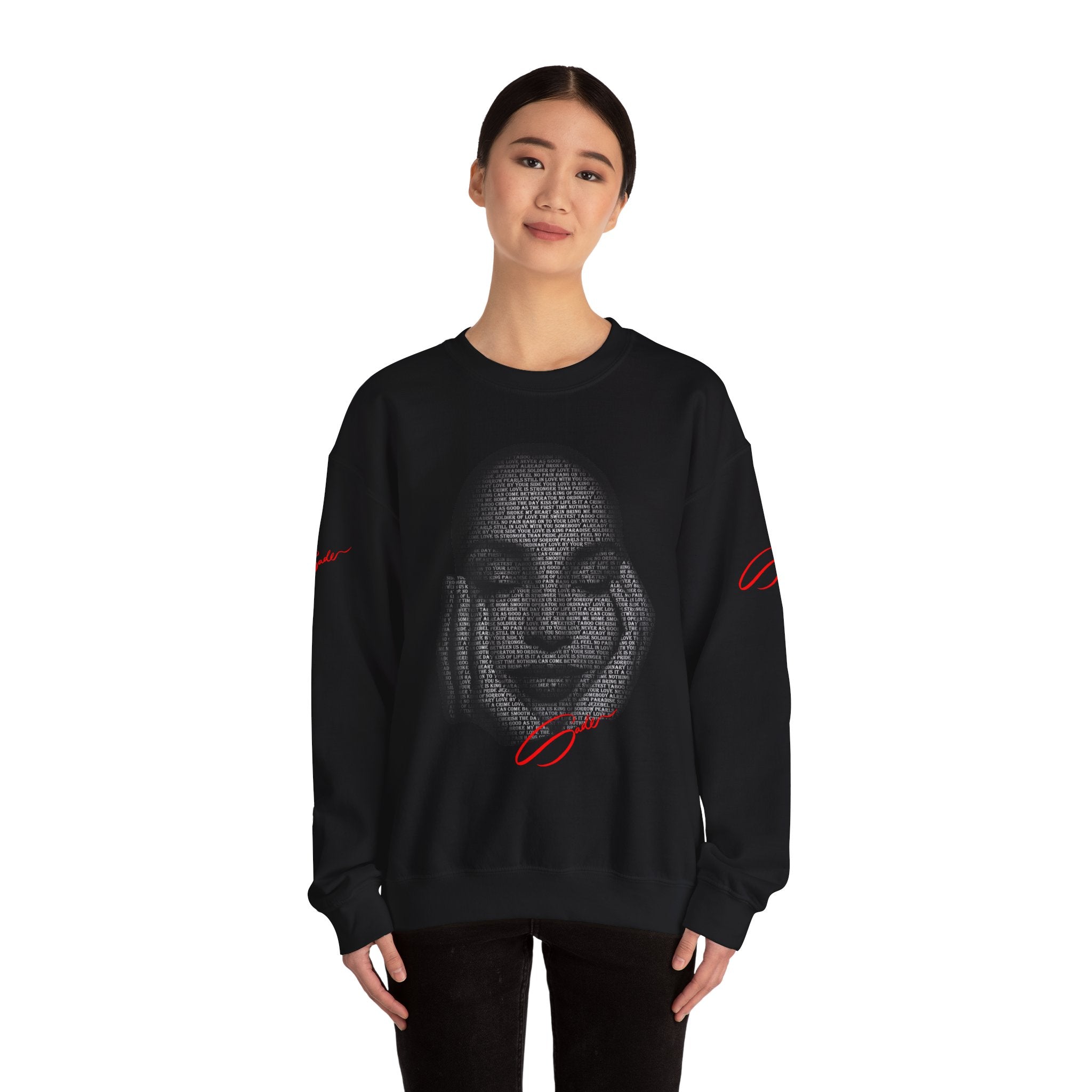 Sade's Greatest Hits Sweatshirt — Red Text