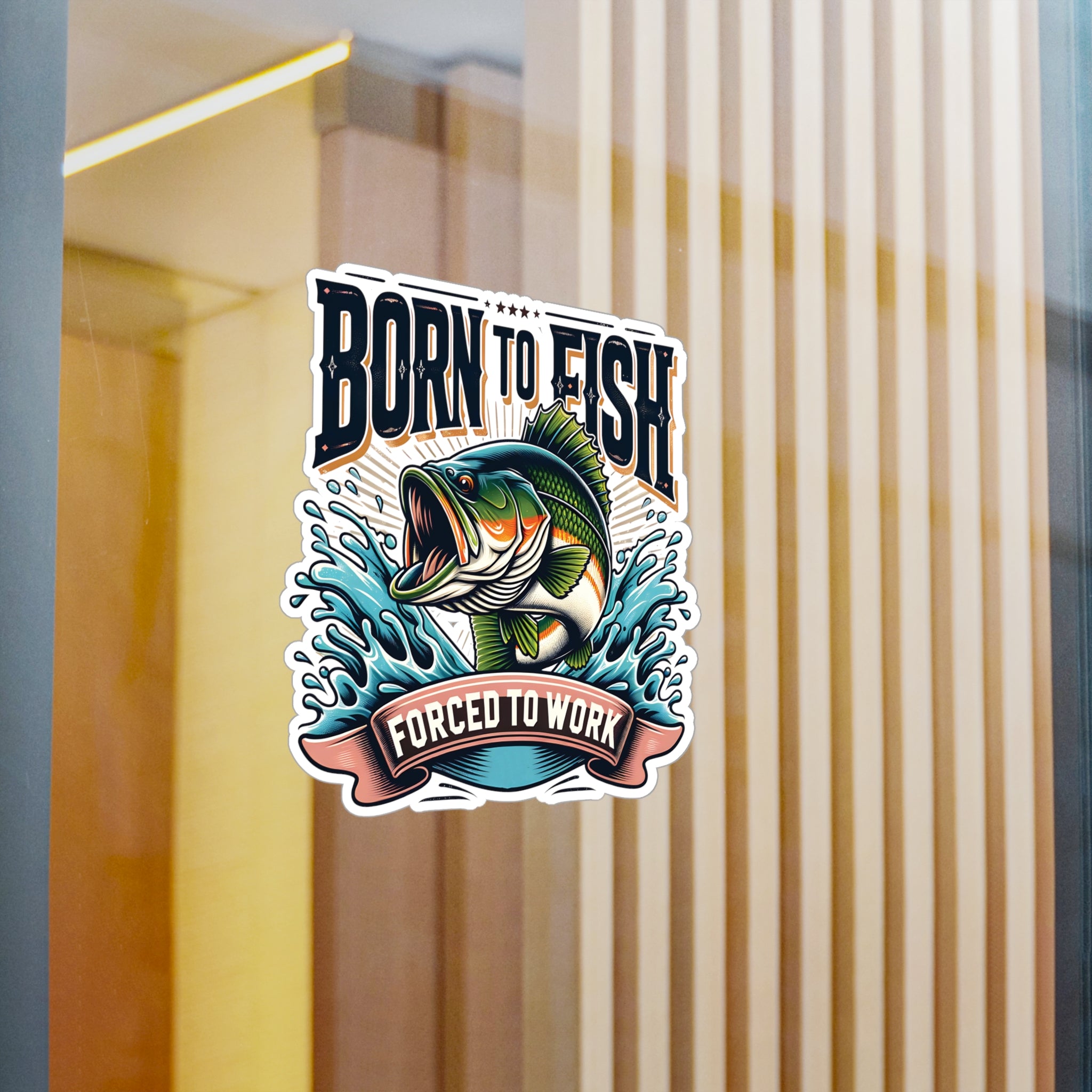 Born To Fish Vinyl Decal