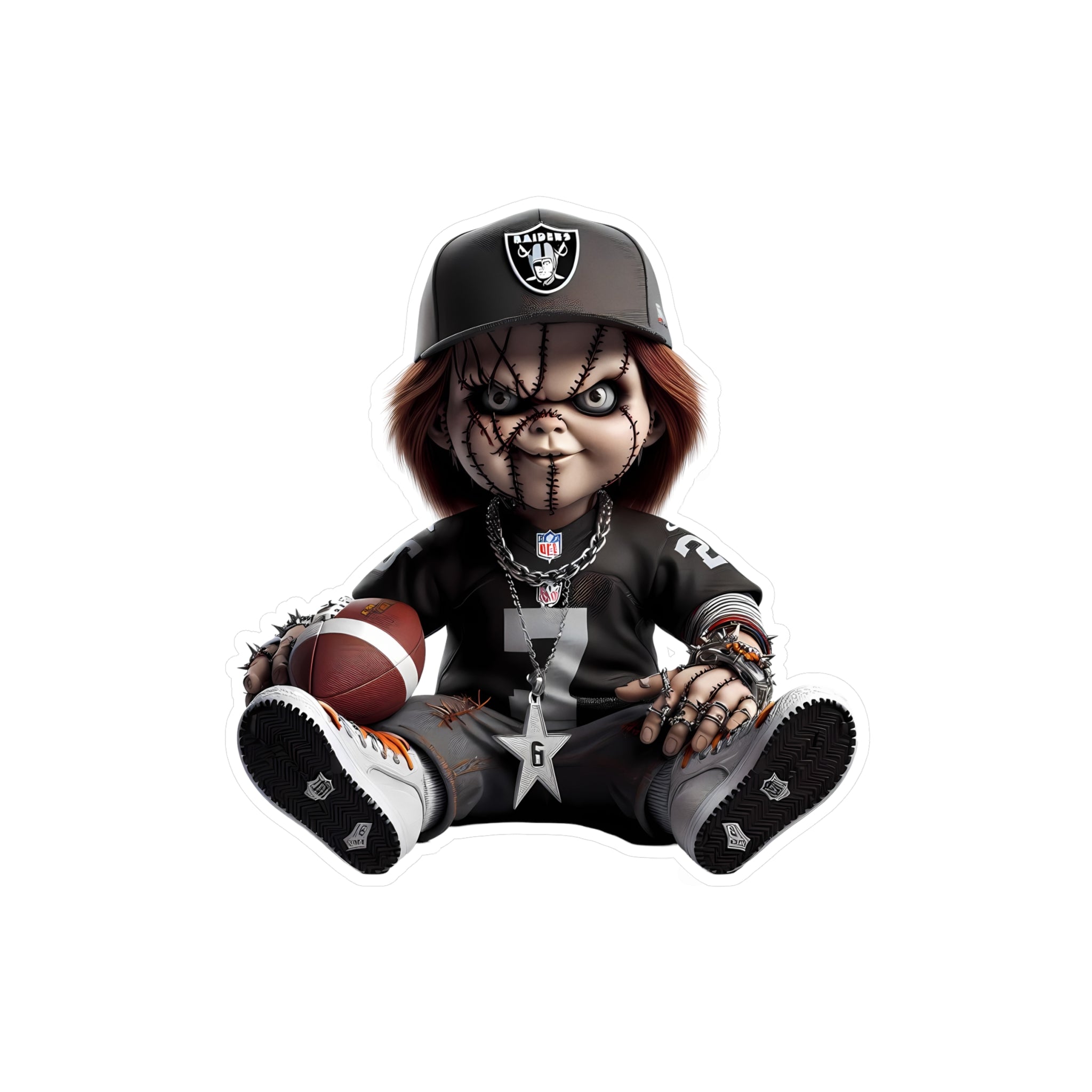 Chucky - Raiders Vinyl Decal