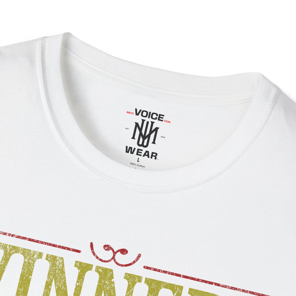 "Winners Never Quit" - "moti-Voice-tion Wear" T-Shirt