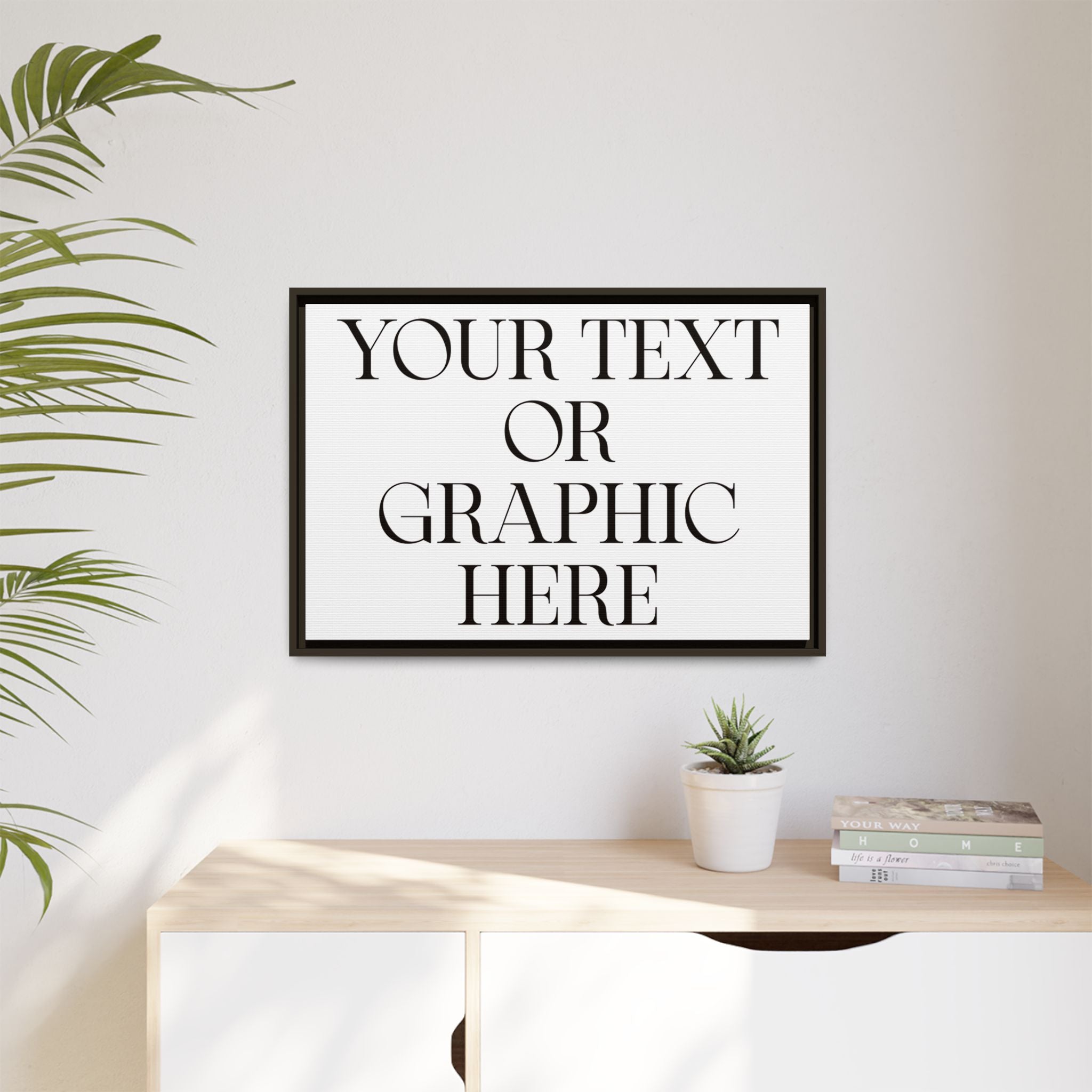 Custom Personalized Framed Canvas Print