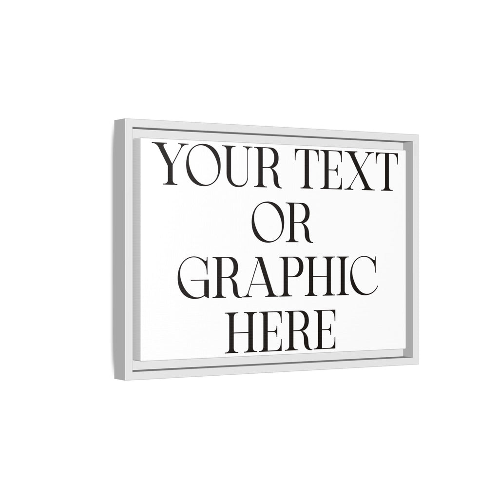 Custom Personalized Framed Canvas Print