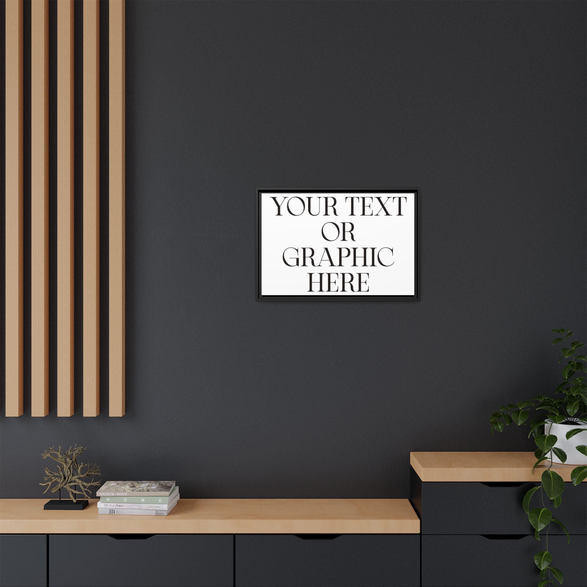 Custom Personalized Framed Canvas Print