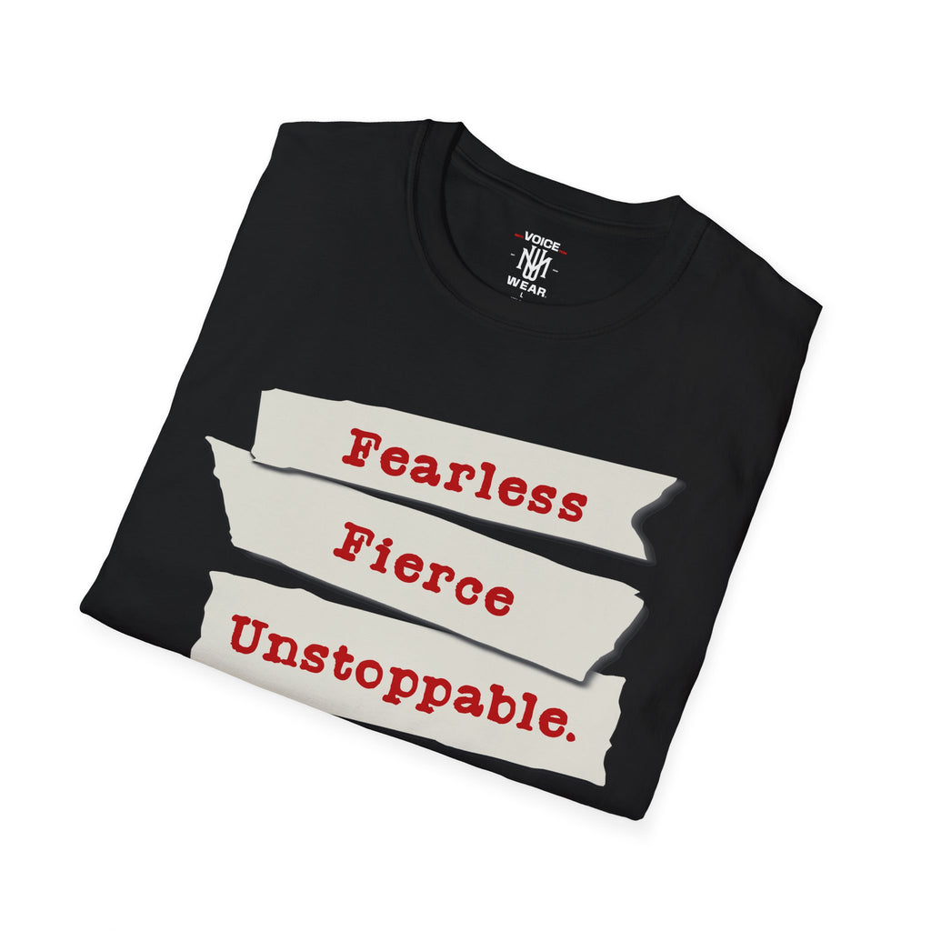 "Fearless" - "moti-Voice-tion Wear" T-Shirt