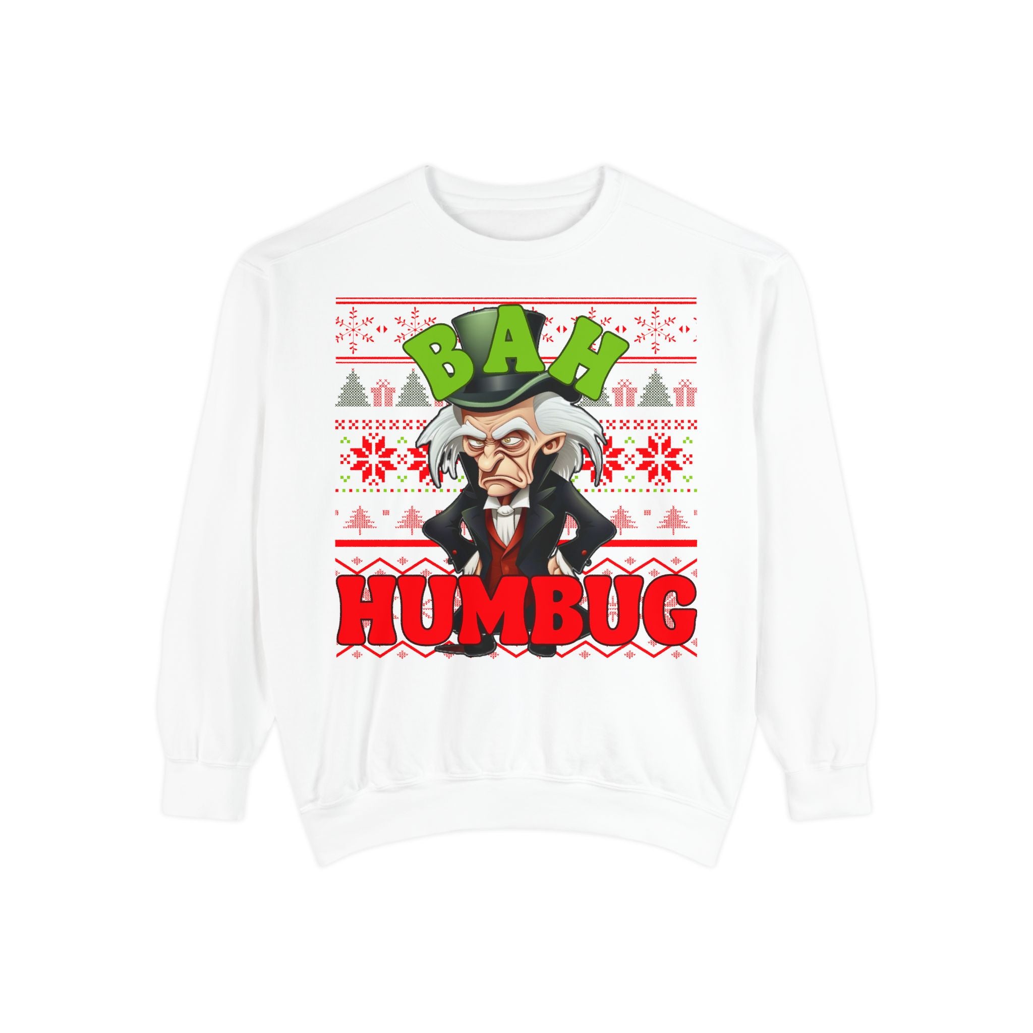 Bah Humbug Unisex Garment-Dyed Sweatshirt