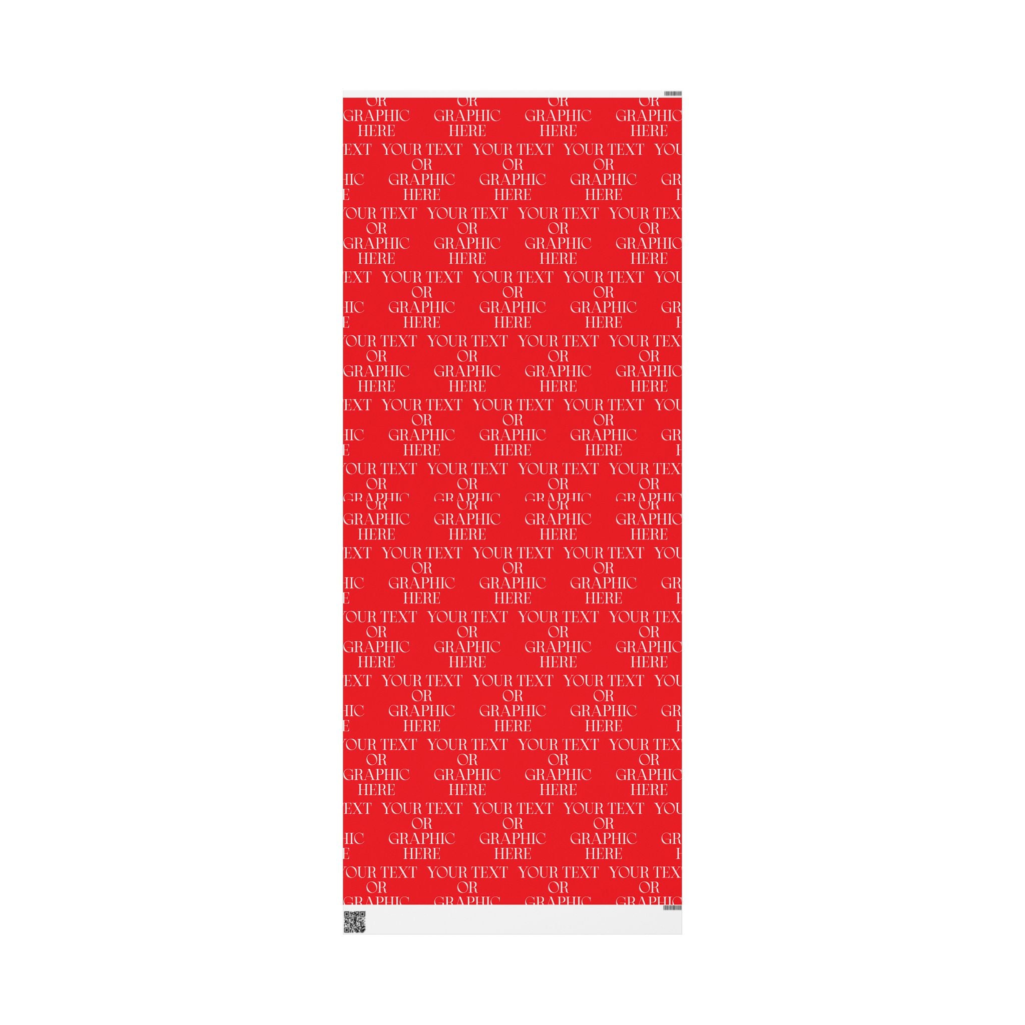 Custom Personalized "All-Over Print" Wrapping Paper