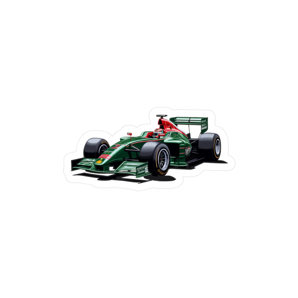 F1 Car #4 Vinyl Decal