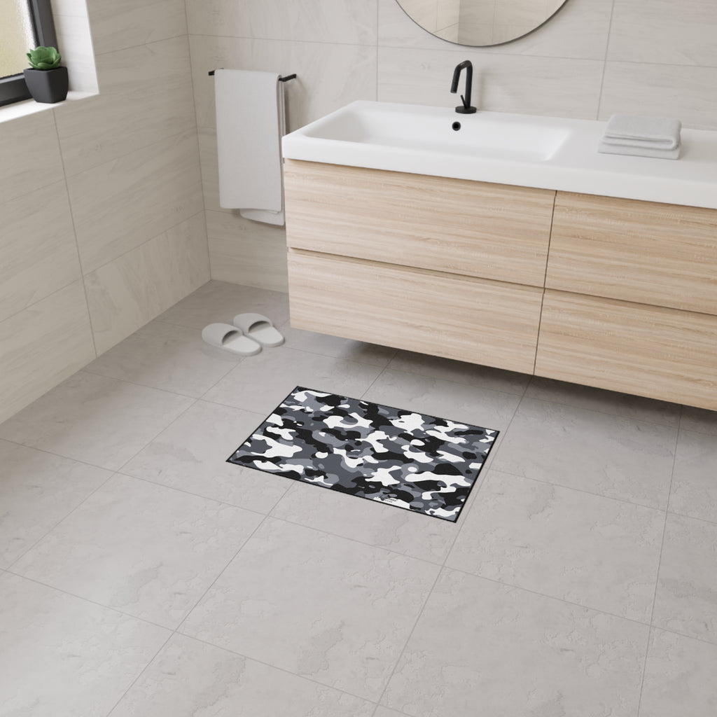 Heavy Duty Floor Mat – Gray Camo