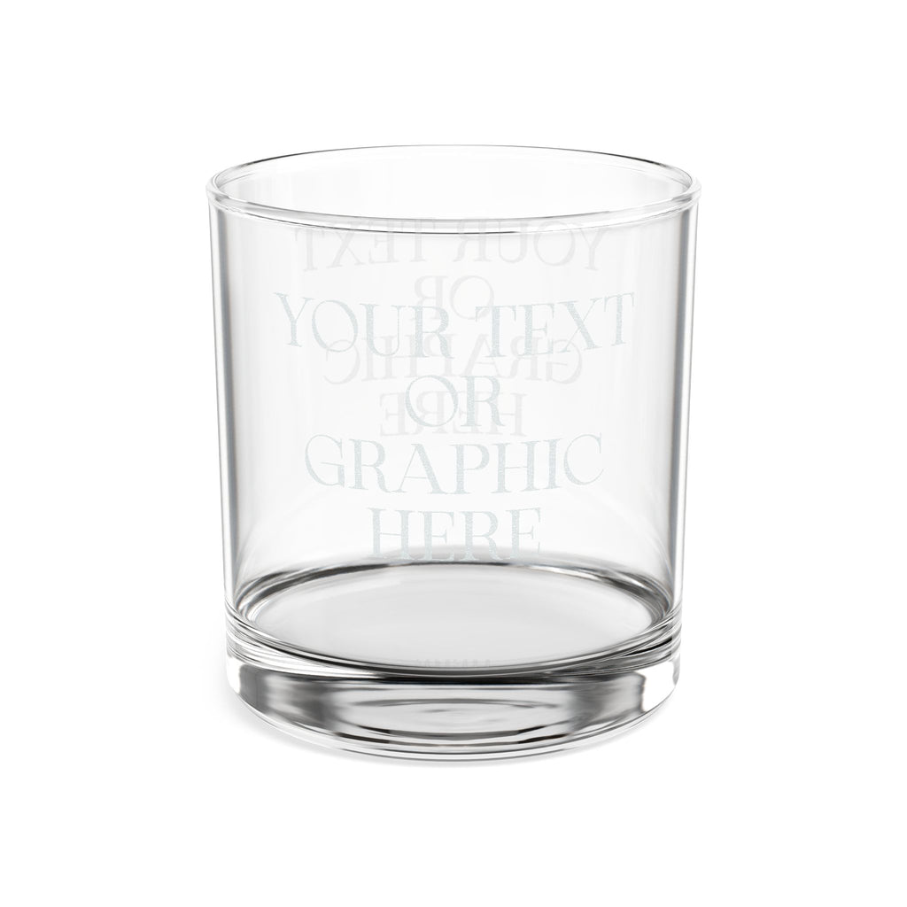 Custom Personalized - 10.5 oz Whiskey Rocks Glass