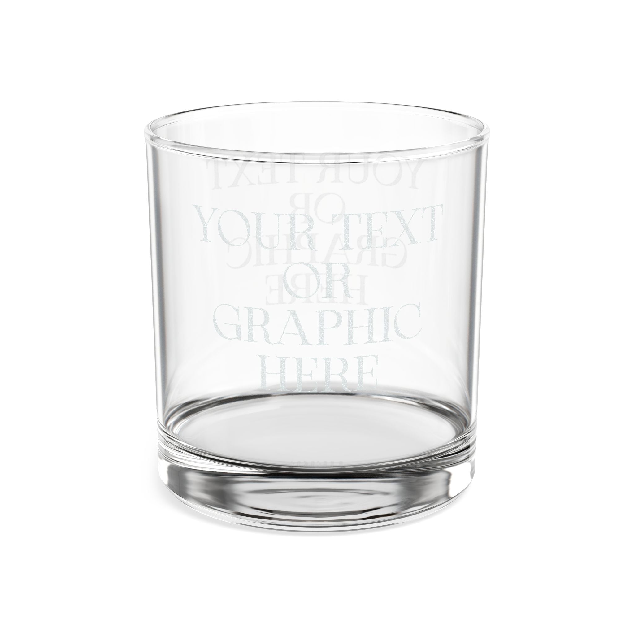 Custom Personalized - 10.5 oz Whiskey Rocks Glass