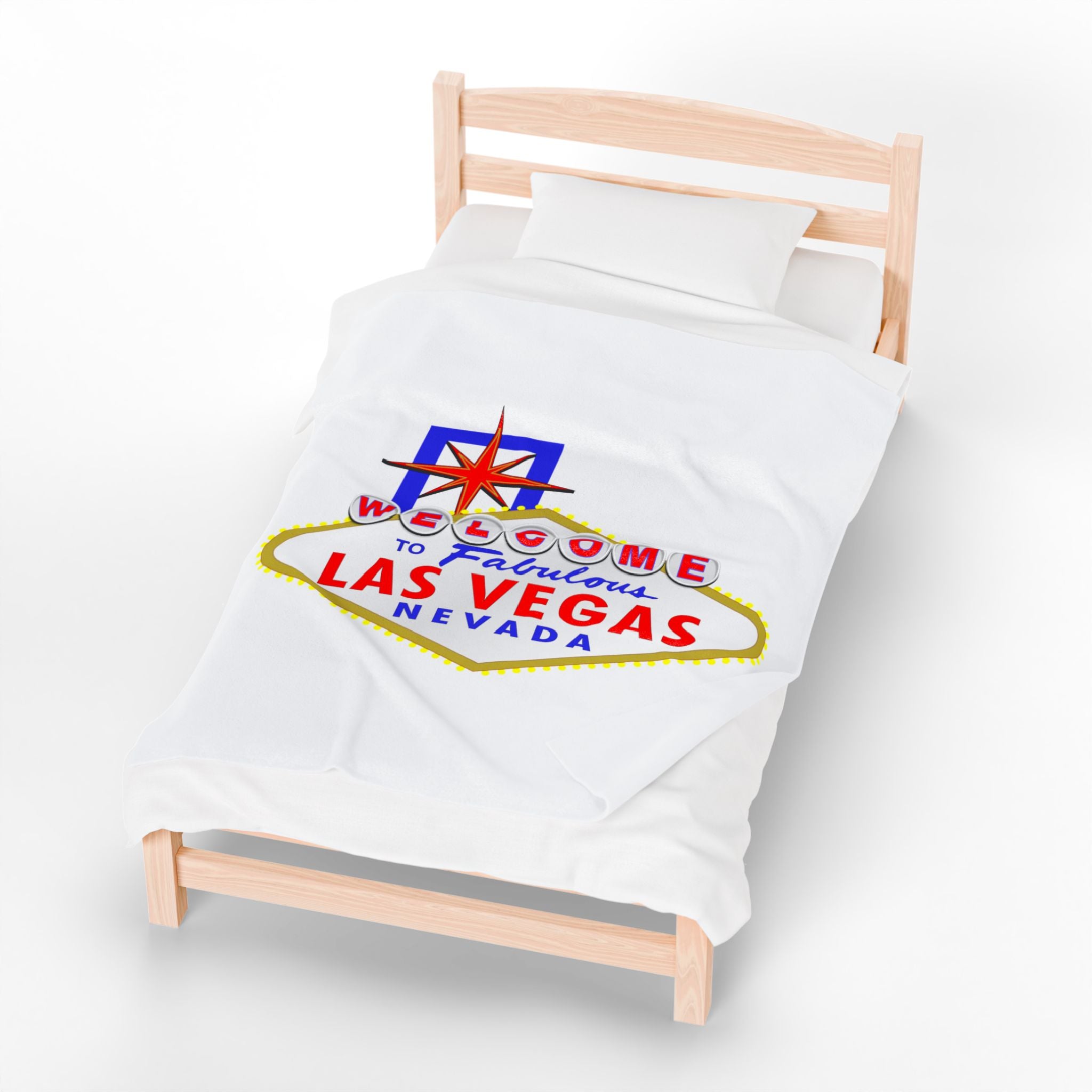 Welcome To Fabulous Las Vegas - "Las Vegas Sign" Blanket